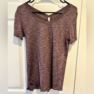 Lululemon marled purple T-shirt